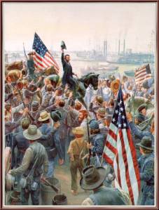 "The Glorious Fourth," Mort Kunstler's painting of the victory at Vicksburg